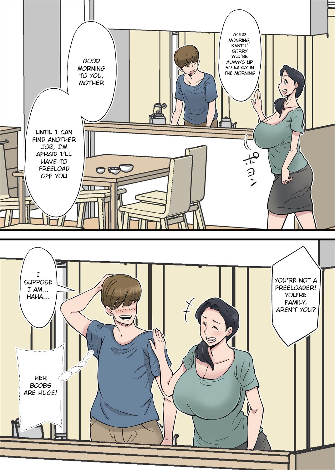 Hentai Kansoku ~Yome no Bakunyuu Kaa-chan o Netoritai~ image number 1