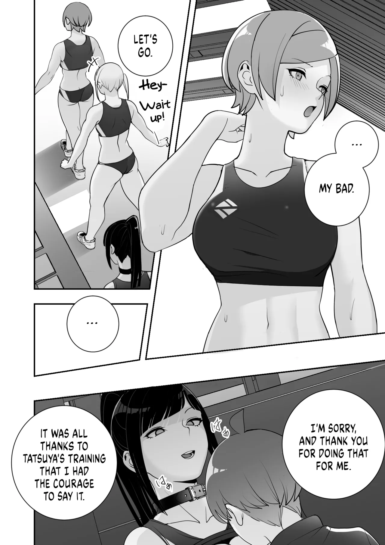 I Claimed my Beloved Track-and-Field Senpai and Brainwashed her into my Perfect Woman  Reizoku no Kubiwa Akogare no Rikujoubu Senpai o Toraete Jibun no Konomi ni Sennou Choukyou image number 56