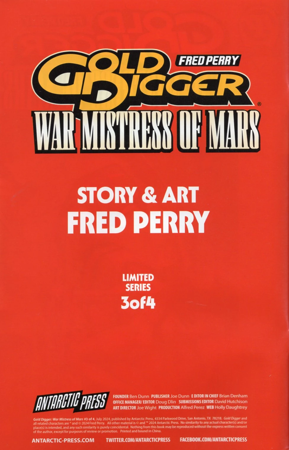 Gold Digger: War Mistress Of Mars 3 image number 2