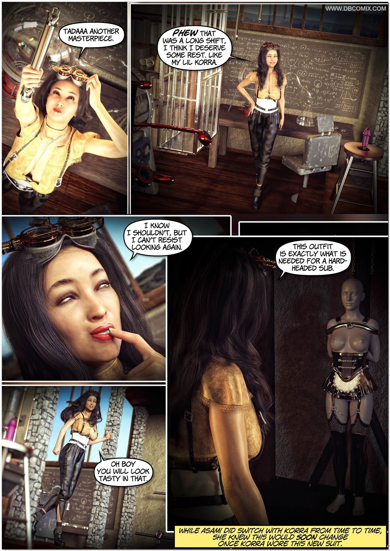 DBComix - The Legend of Korrasami - Mistress Asami 2 image number 2