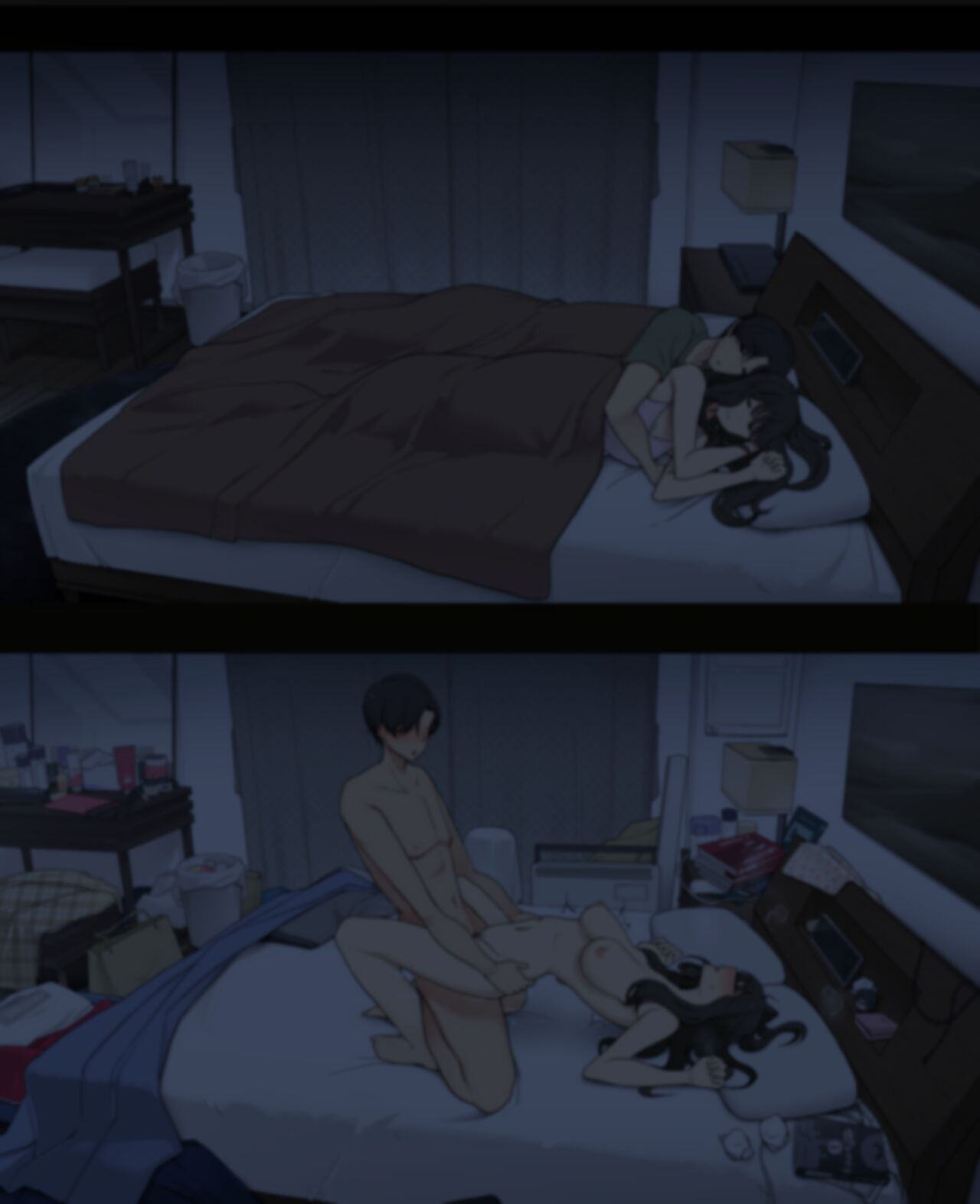 A Day in the Life of a Couple: Their First Month Living Together vs. One Year Later Dousei Seikatsu Ikkagetsume to Ichinen Ato, Asaokite kara Shuushin made no Hikaku image number 26