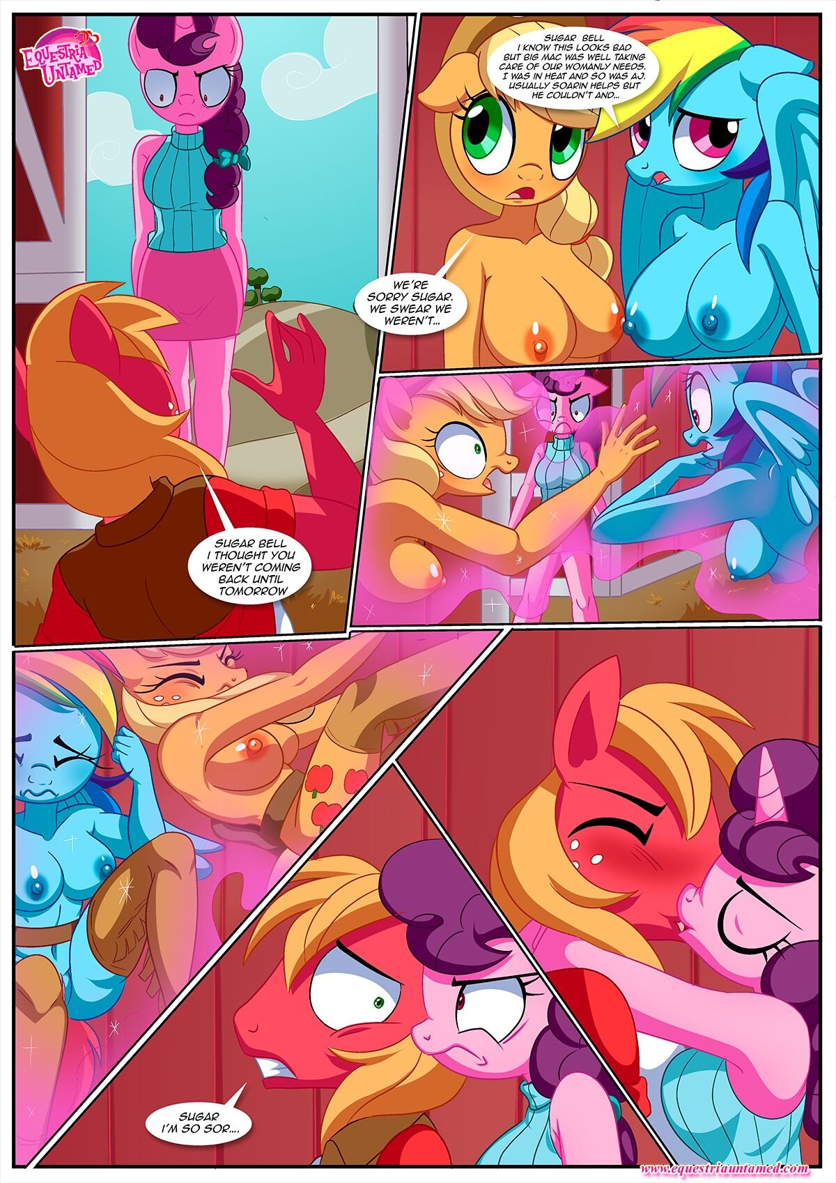Palcomix Behind Closed Barn Doors (My Little Pony: Friendship is Magic) image number 16