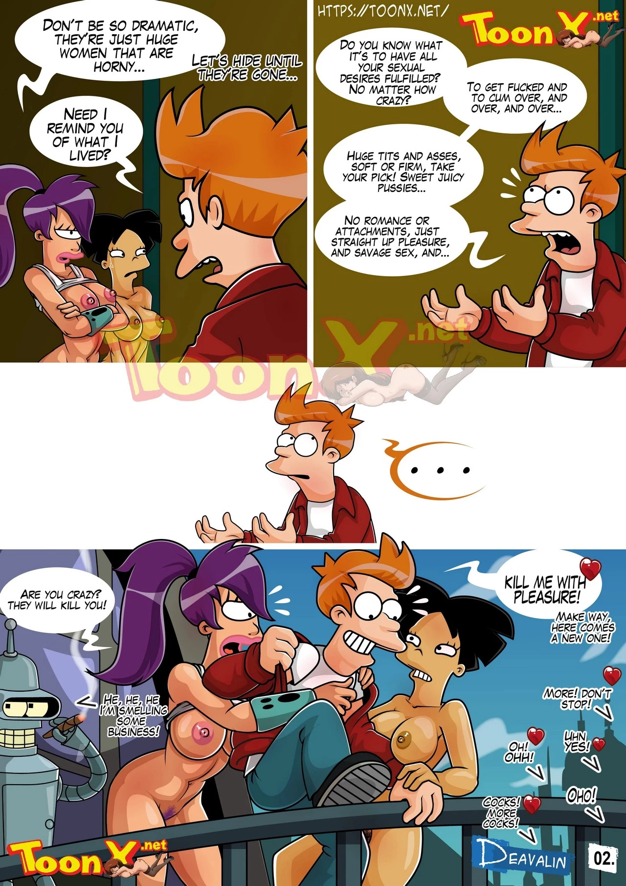 Fuckturama 2 - A Sex to Death With The Amazons image number 2