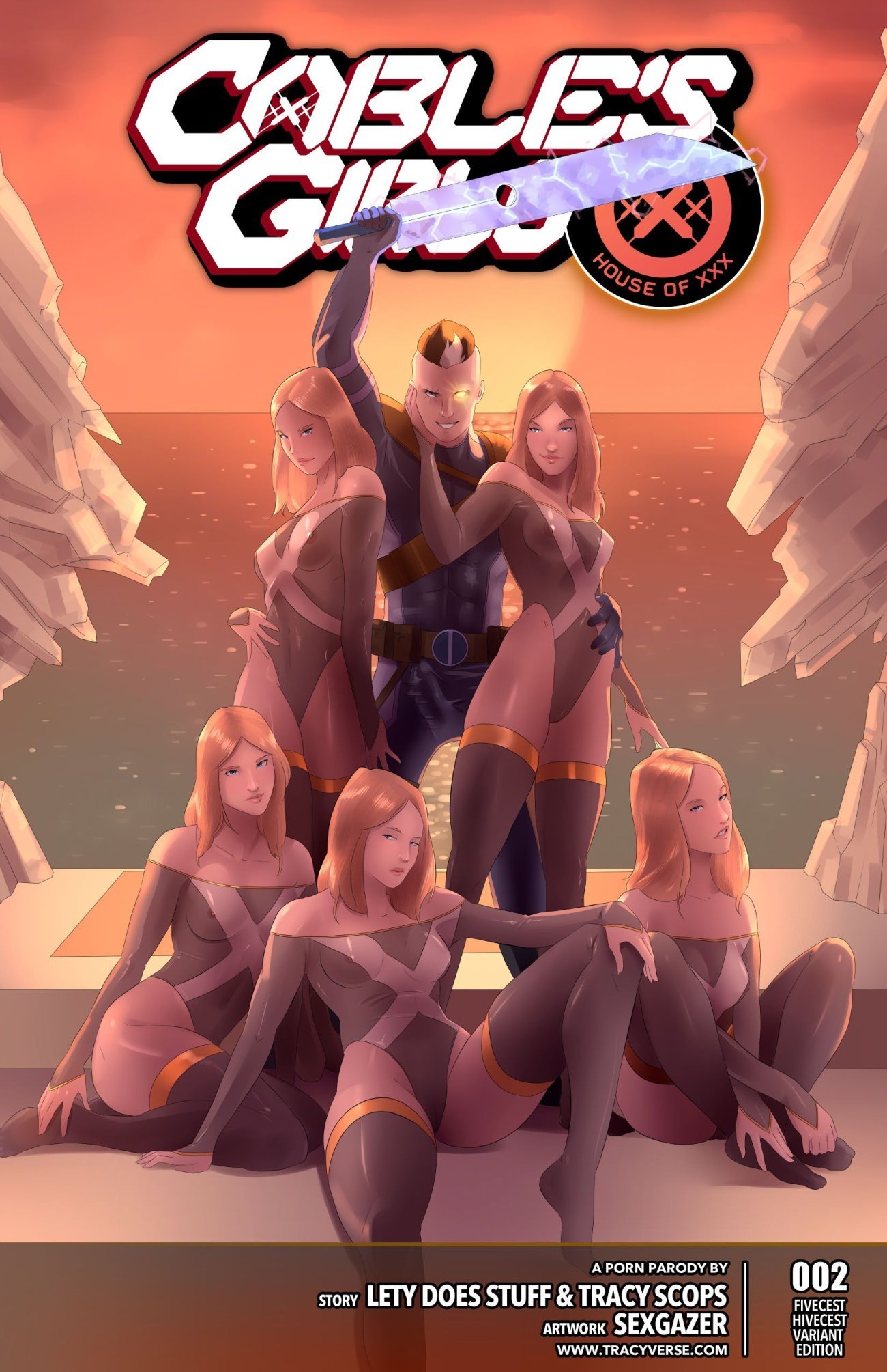 House Of XXX - Cables Girls 2 (X-Men) Tracy Scops - english
