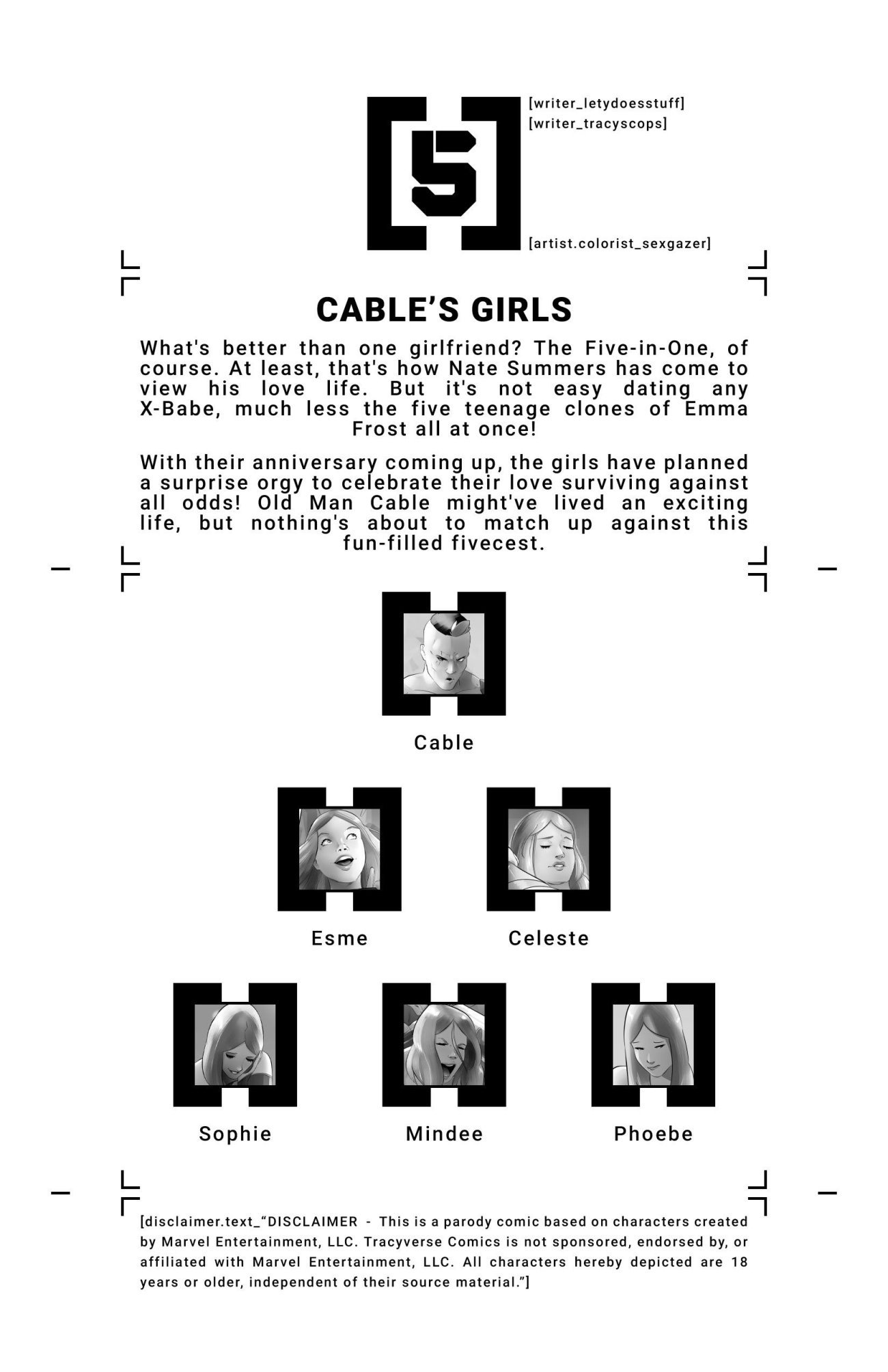 House Of XXX - Cables Girls 2 (X-Men) Tracy Scops - english image number 1
