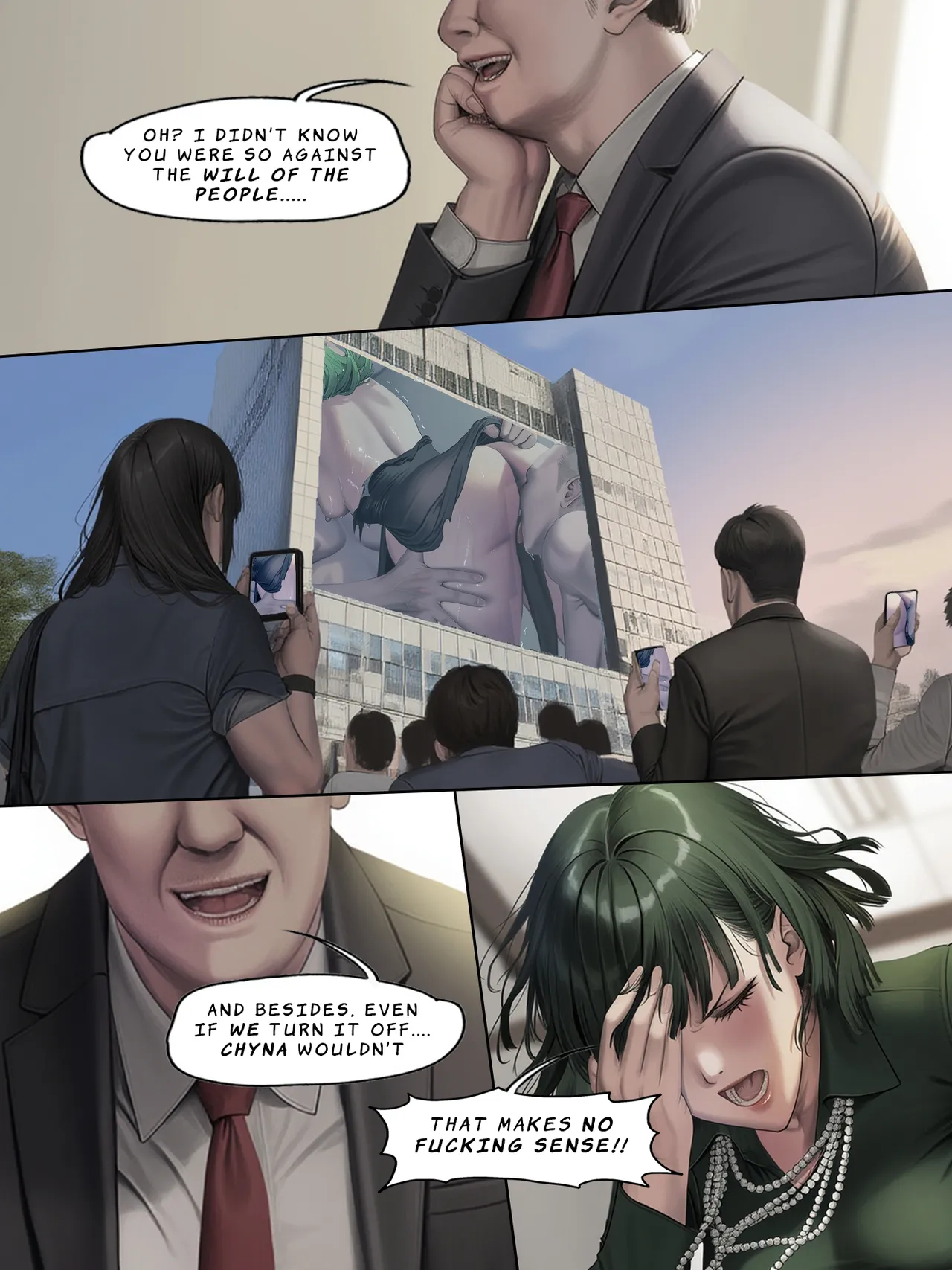 Humanitys Last Broadcast - A Tatsumaki Doujin image number 48