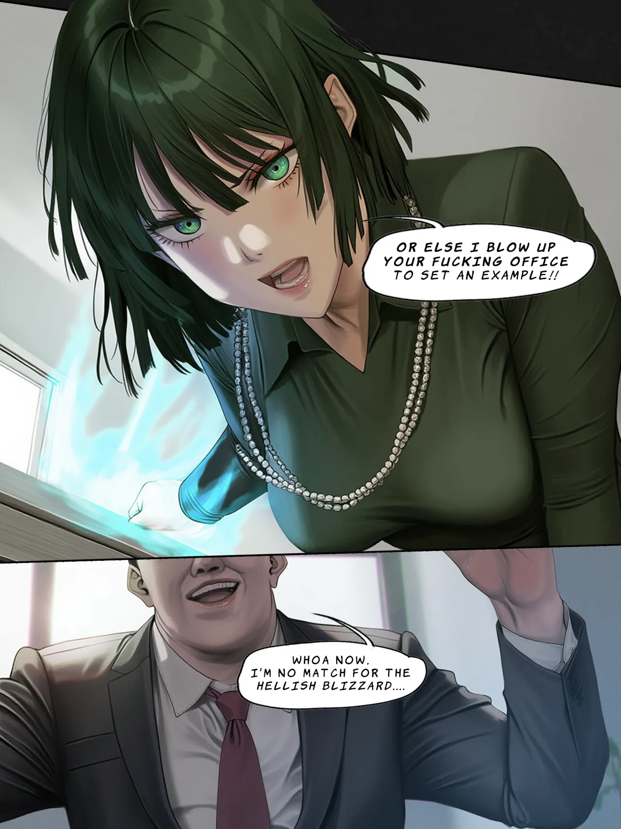 Humanitys Last Broadcast - A Tatsumaki Doujin image number 50