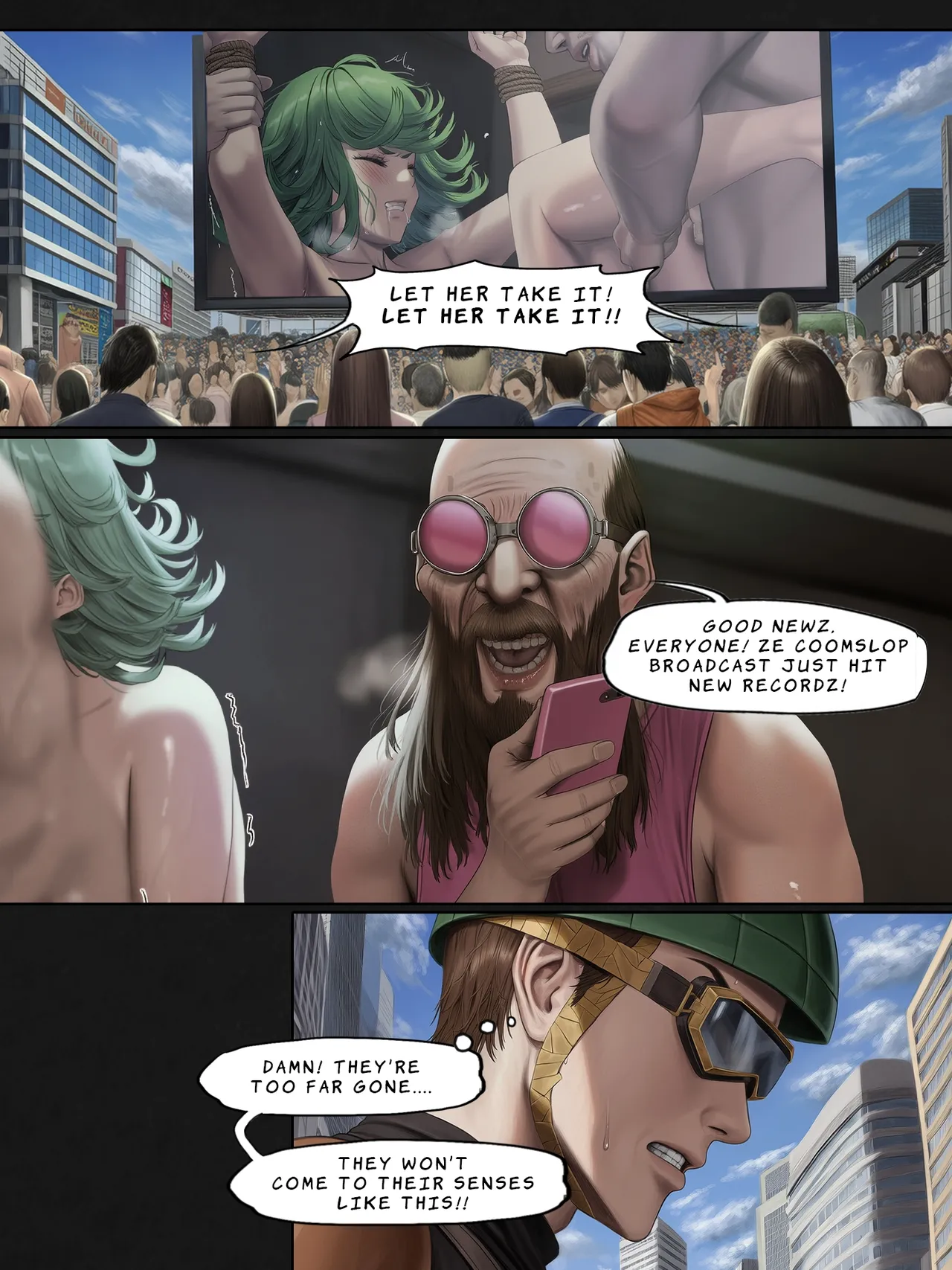 Humanitys Last Broadcast - A Tatsumaki Doujin image number 69