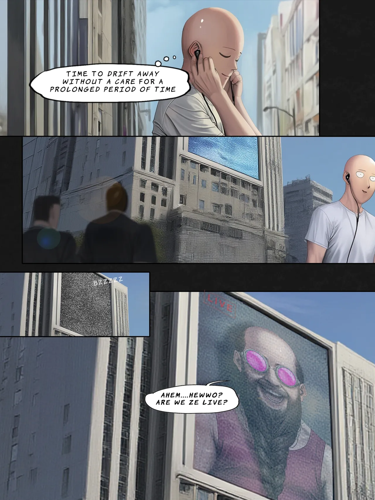 Humanitys Last Broadcast - A Tatsumaki Doujin image number 7