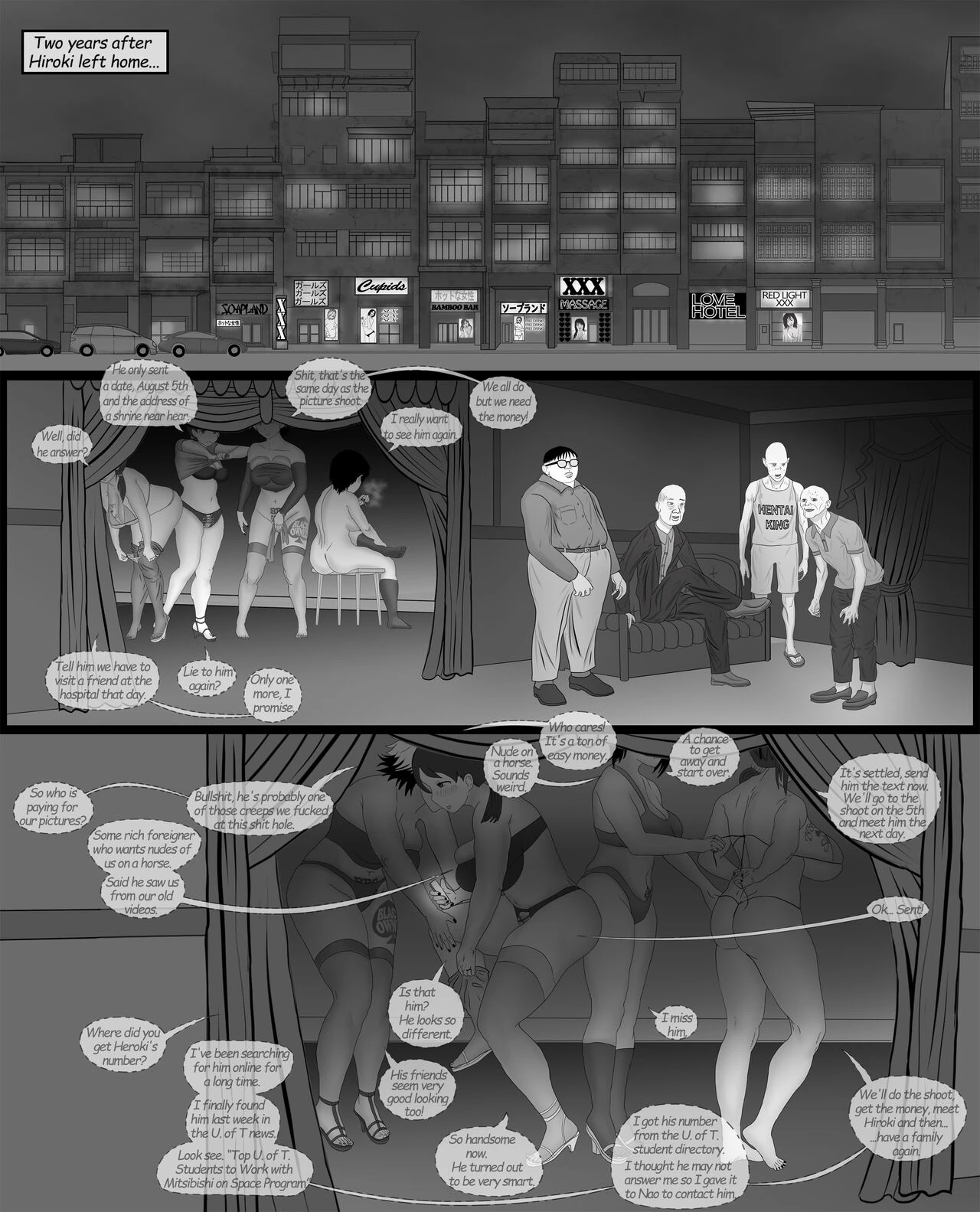 Kokujin no Tenkousei NTR Parody image number 10