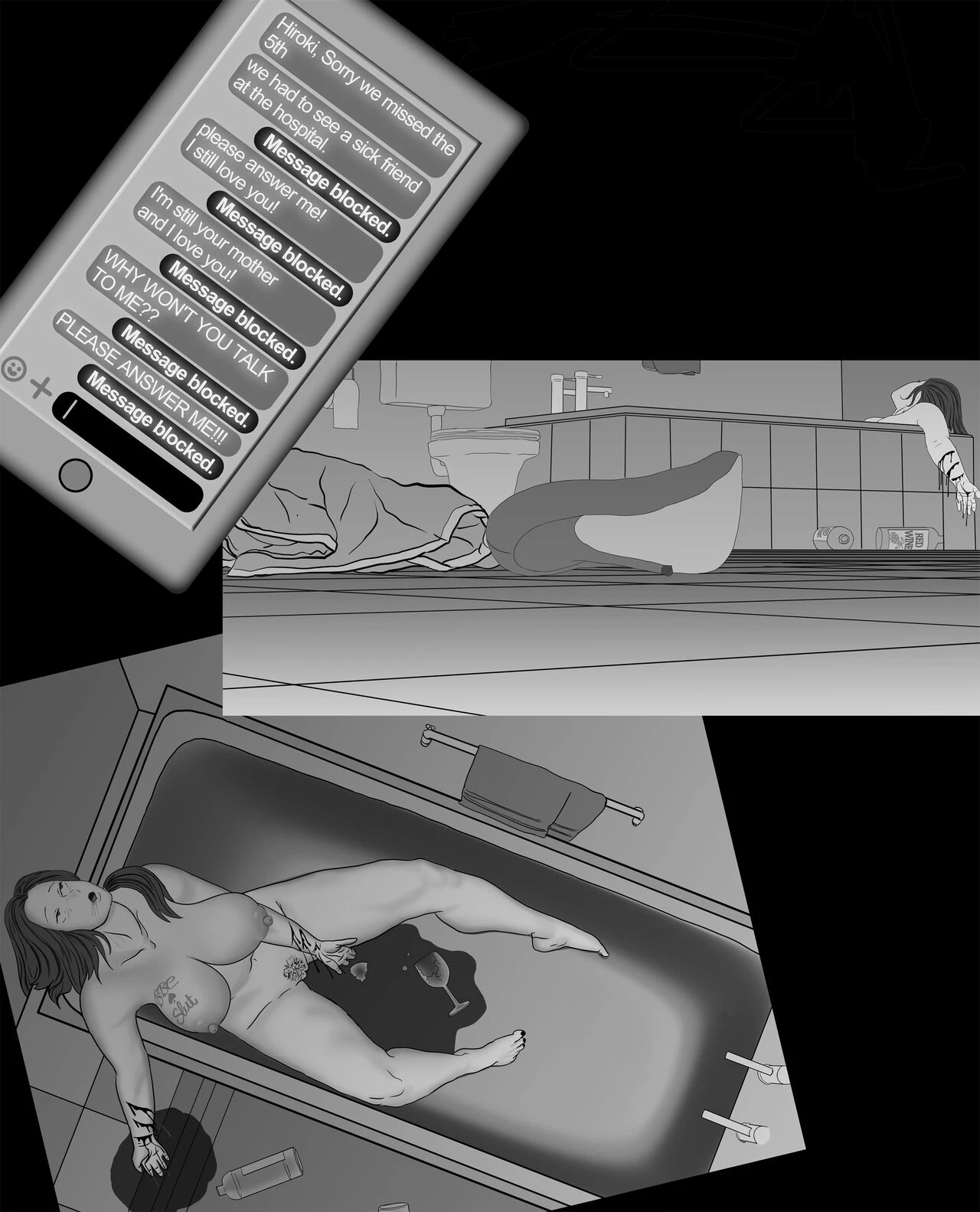 Kokujin no Tenkousei NTR Parody image number 24