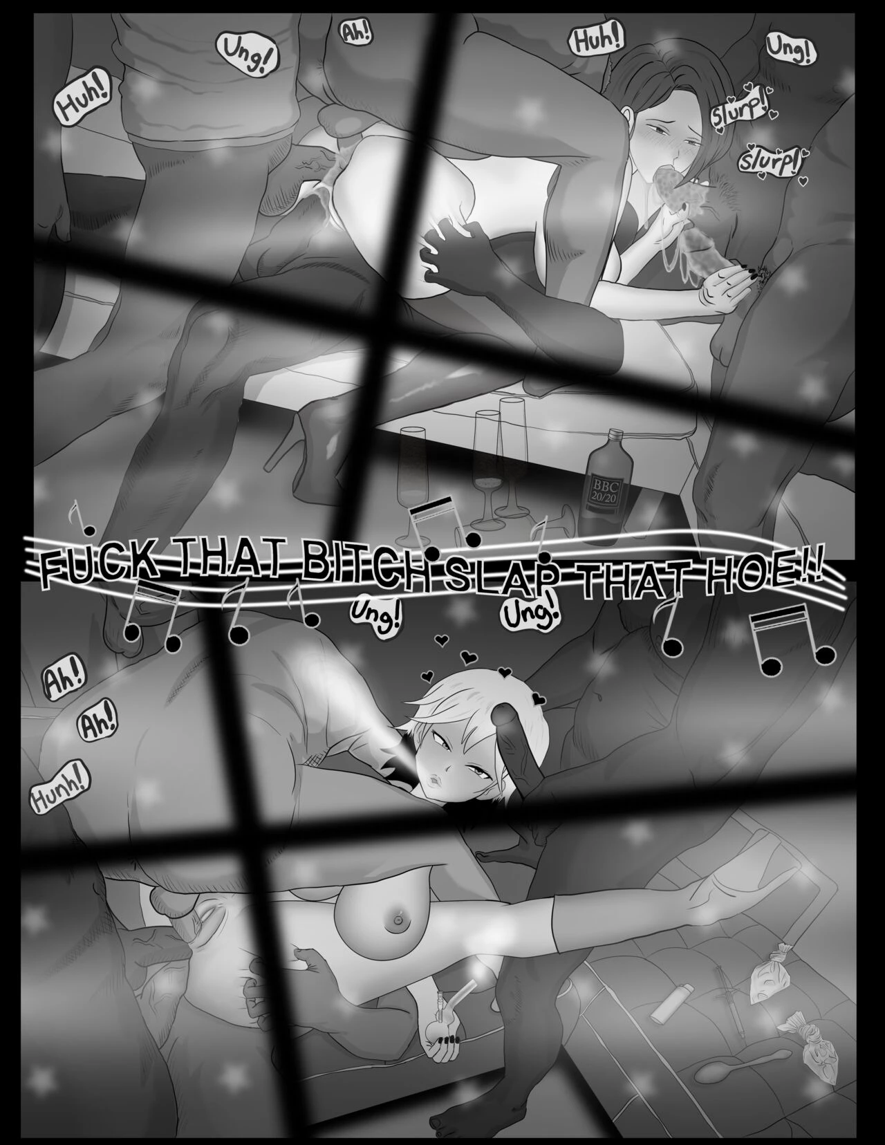 Kokujin no Tenkousei NTR Parody image number 3