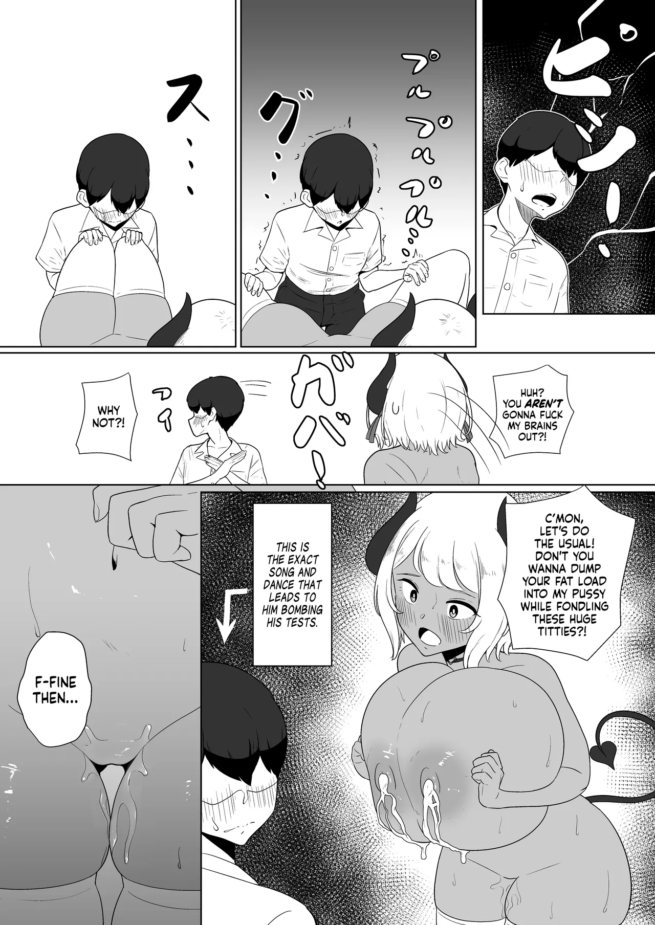 Milking My Succubus Childhood Friend?! - Begging To Be Wrung Out After School!  inma na Osananajimi no Sakunyuu Jijou Houkago Onedari Chichishibori Hen image number 20