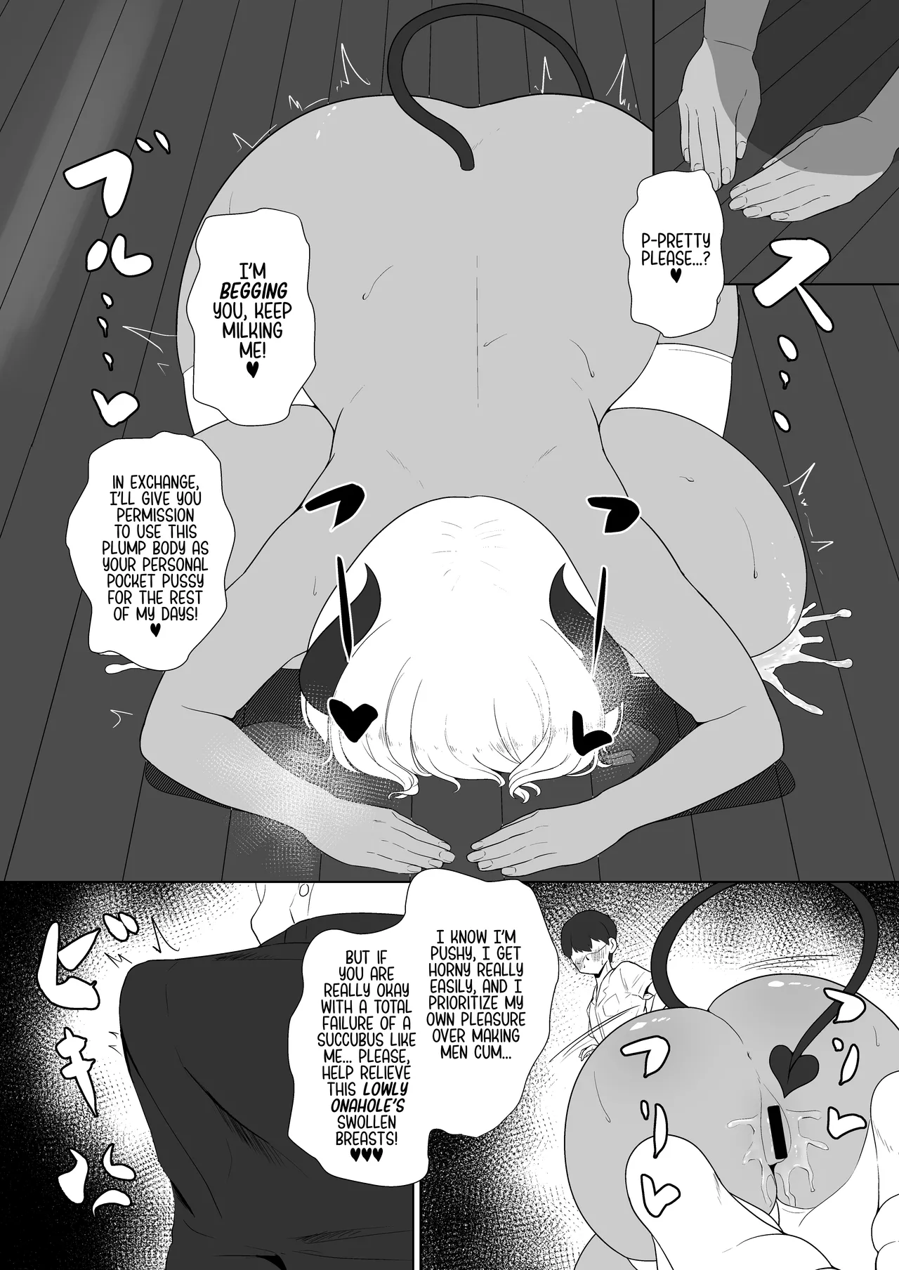 Milking My Succubus Childhood Friend?! - Begging To Be Wrung Out After School!  inma na Osananajimi no Sakunyuu Jijou Houkago Onedari Chichishibori Hen image number 21