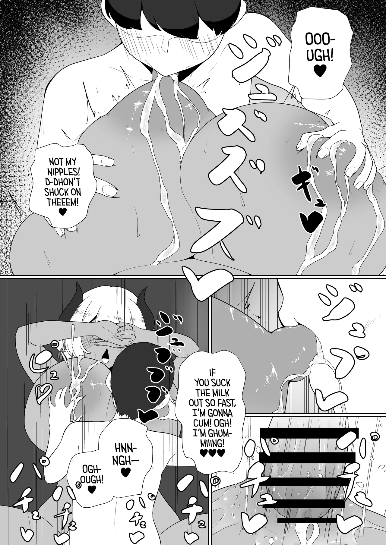 Milking My Succubus Childhood Friend?! - Begging To Be Wrung Out After School!  inma na Osananajimi no Sakunyuu Jijou Houkago Onedari Chichishibori Hen image number 23