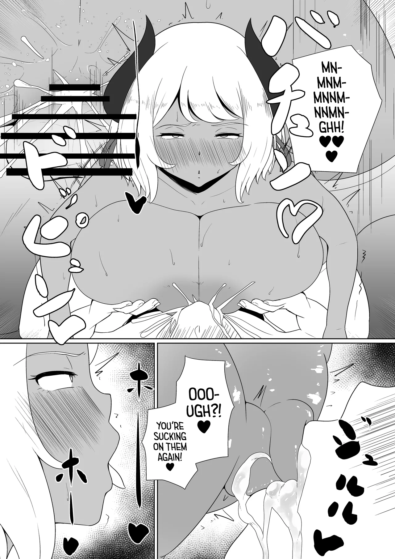 Milking My Succubus Childhood Friend?! - Begging To Be Wrung Out After School!  inma na Osananajimi no Sakunyuu Jijou Houkago Onedari Chichishibori Hen image number 29