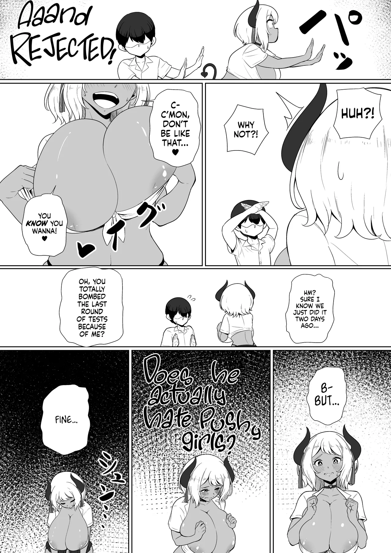 Milking My Succubus Childhood Friend?! - Begging To Be Wrung Out After School!  inma na Osananajimi no Sakunyuu Jijou Houkago Onedari Chichishibori Hen image number 4