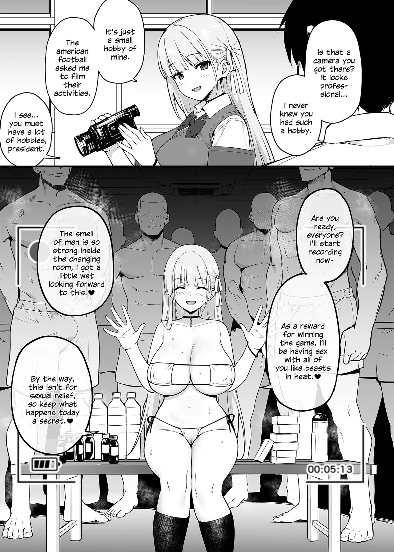 Akogare no Seitokaichou ga Kyonyuu Sugiru Ken image number 17