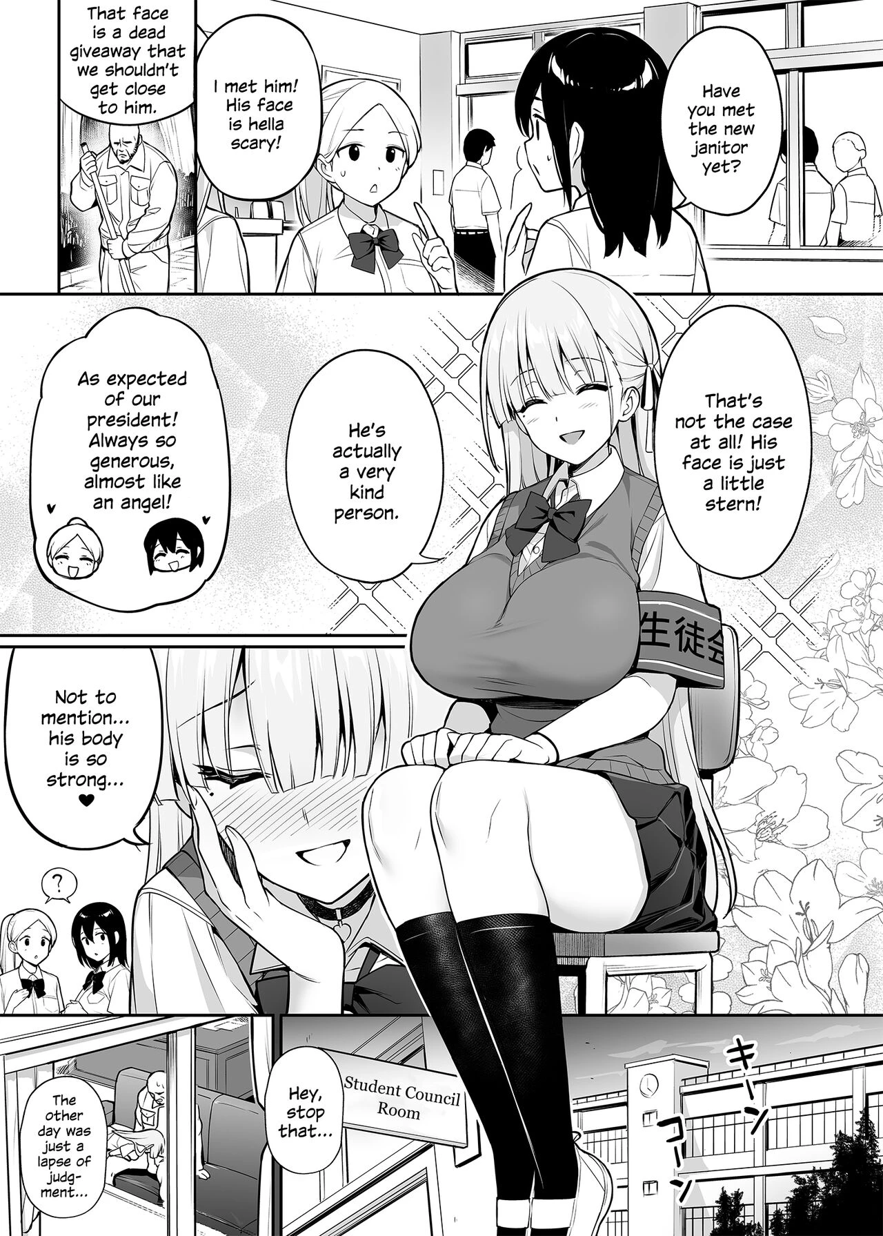 Akogare no Seitokaichou ga Kyonyuu Sugiru Ken image number 27