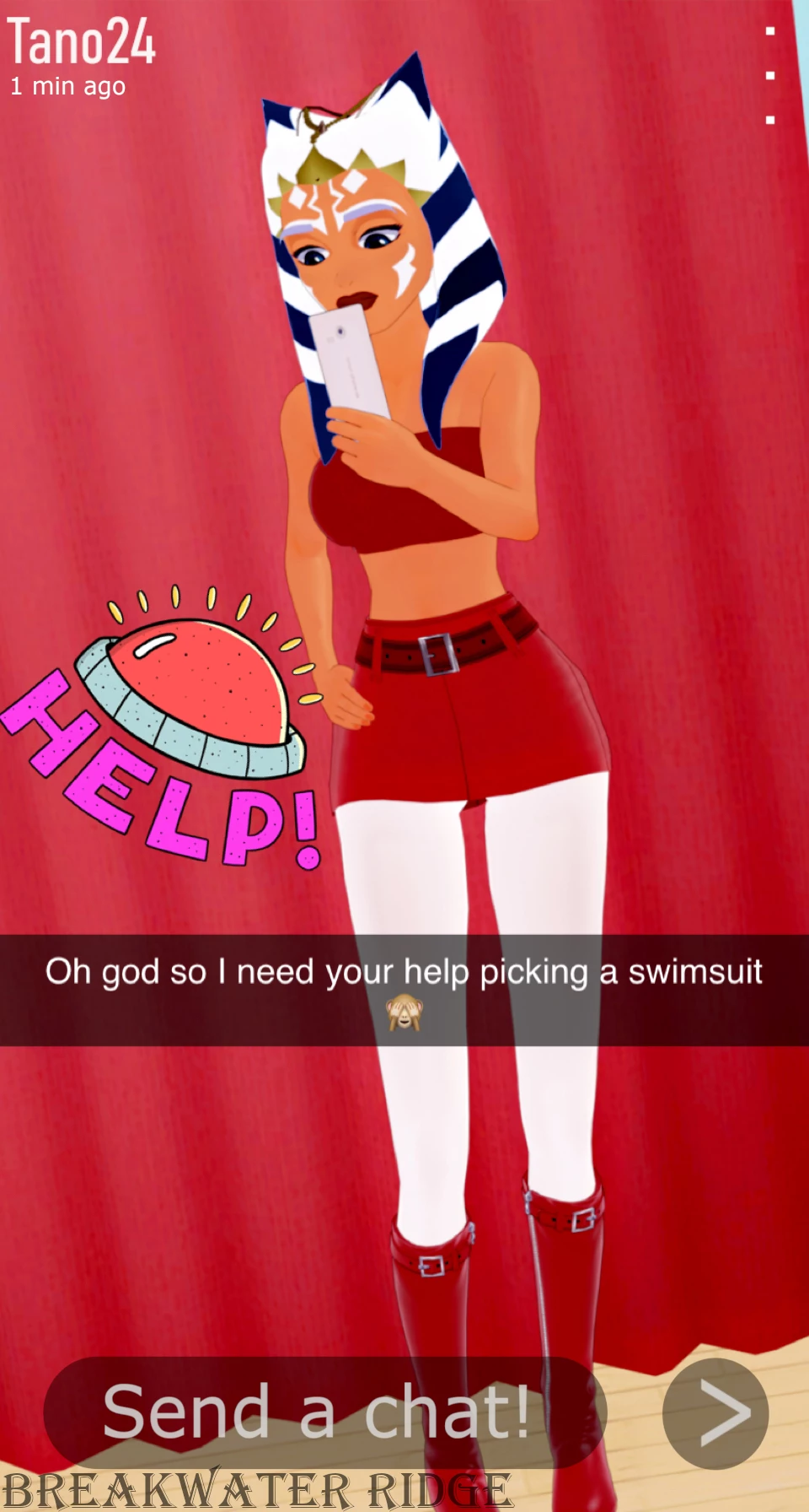 Ahsoka sends you snaps