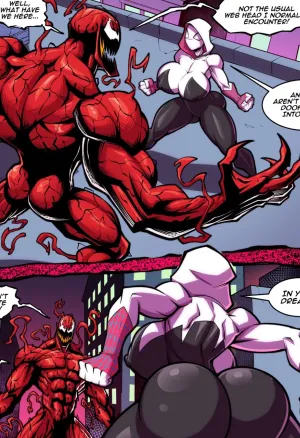 Spider Gwen across the Shaggingverse