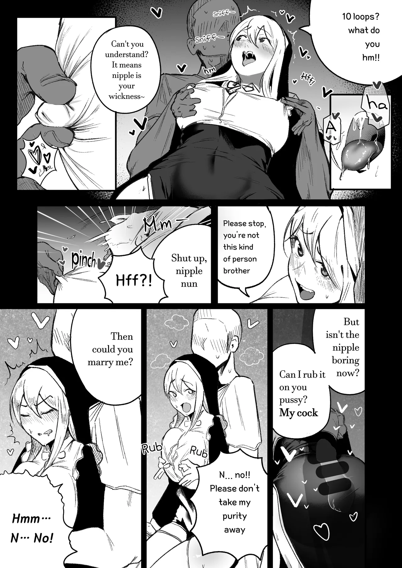 Timeloop and Sex and Nun  Time Loop de Kaihatsu Sareru Sister image number 9