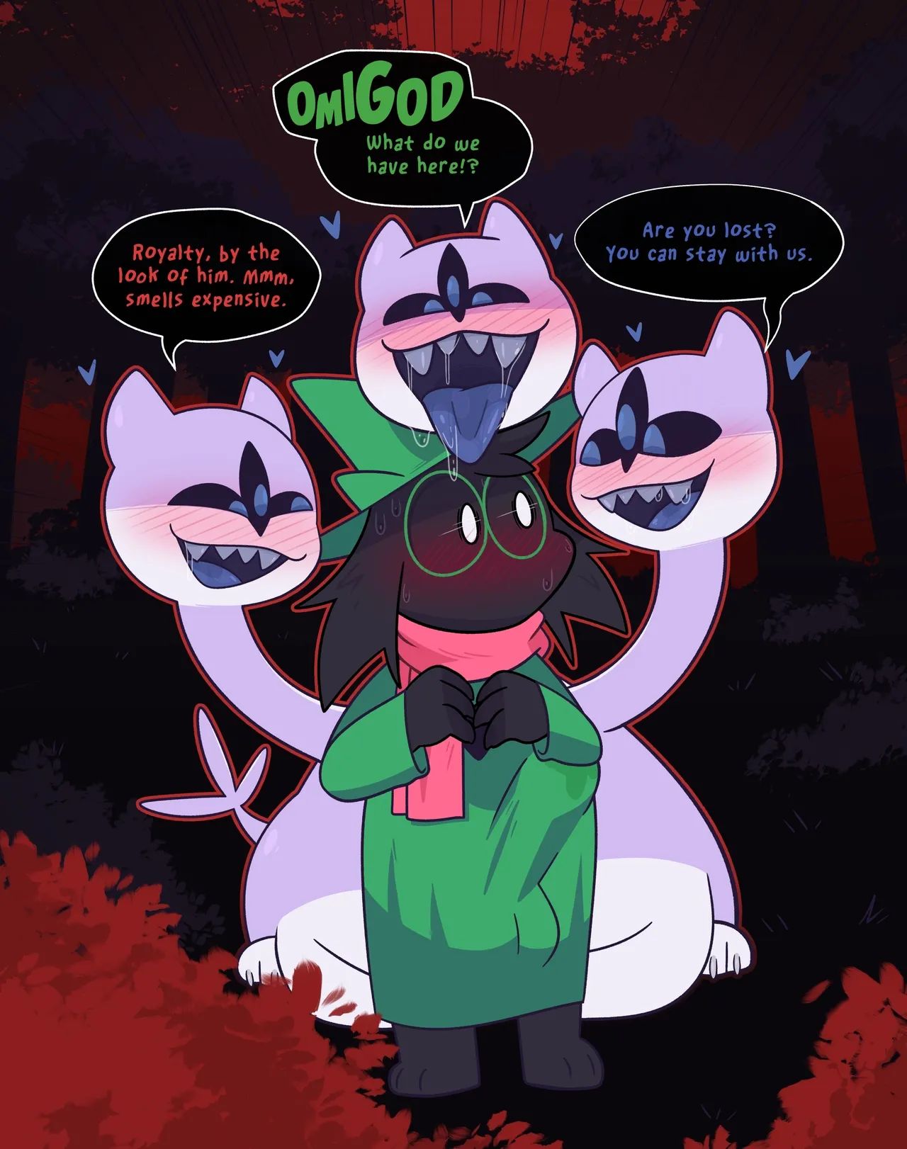 Ralsei x Clover
