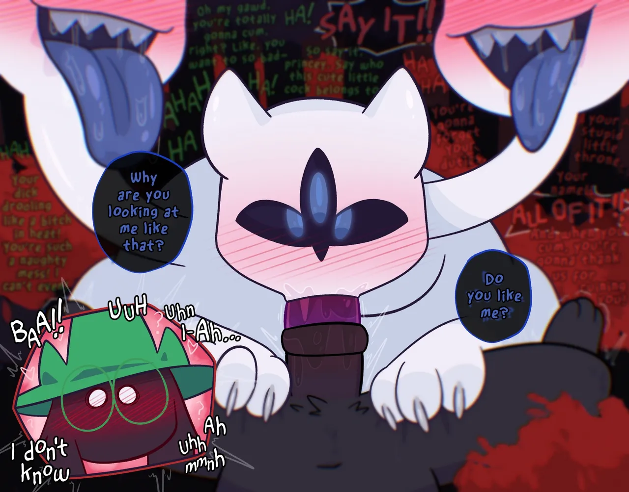 Ralsei x Clover image number 4