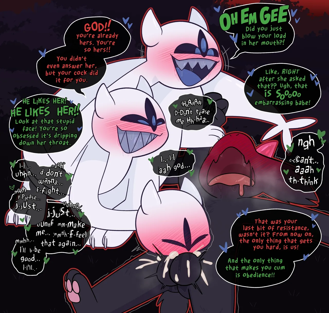 Ralsei x Clover image number 5
