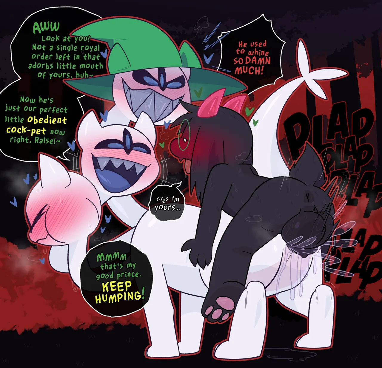 Ralsei x Clover image number 6