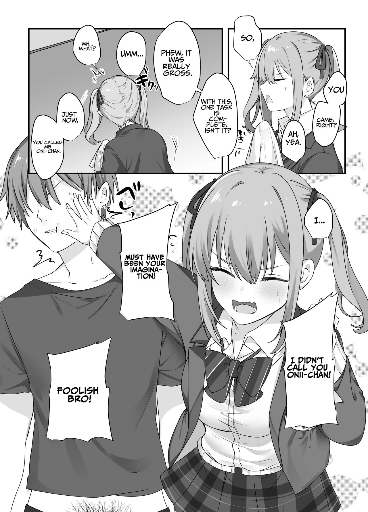 Trapped in a Sex-locked Room with your Bitchy Little Sister  Sex Shinai to Derarenai Heya ni Naka no Warui Imouto to Tojikomerareru image number 14