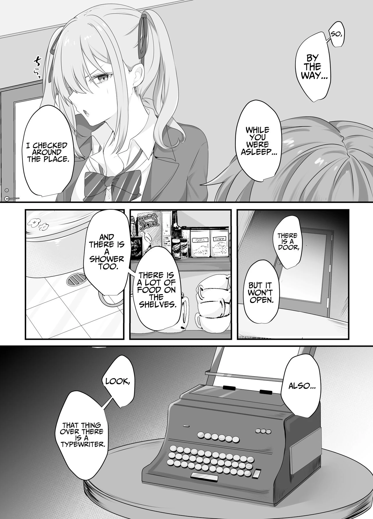 Trapped in a Sex-locked Room with your Bitchy Little Sister  Sex Shinai to Derarenai Heya ni Naka no Warui Imouto to Tojikomerareru image number 4