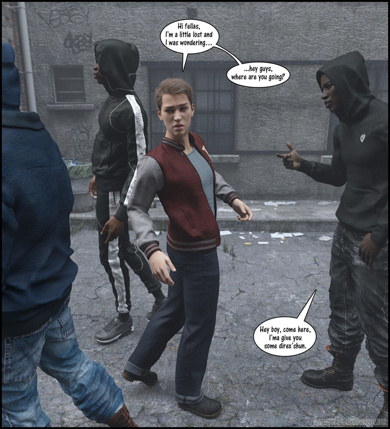 Darklord - Rose In The Hood porn comic image number 2