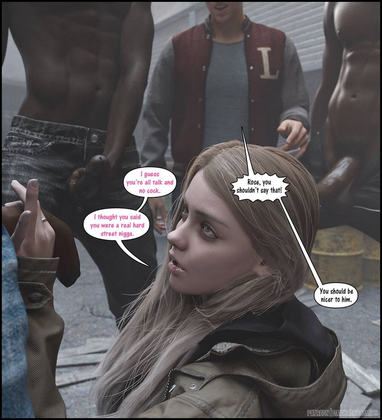 Darklord - Rose In The Hood porn comic image number 49