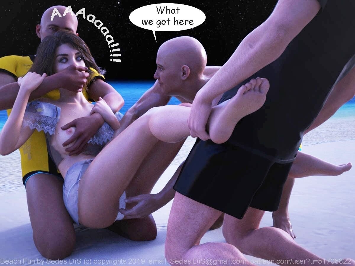 SedesDiS - Beach Fun (English) porn comic image number 14