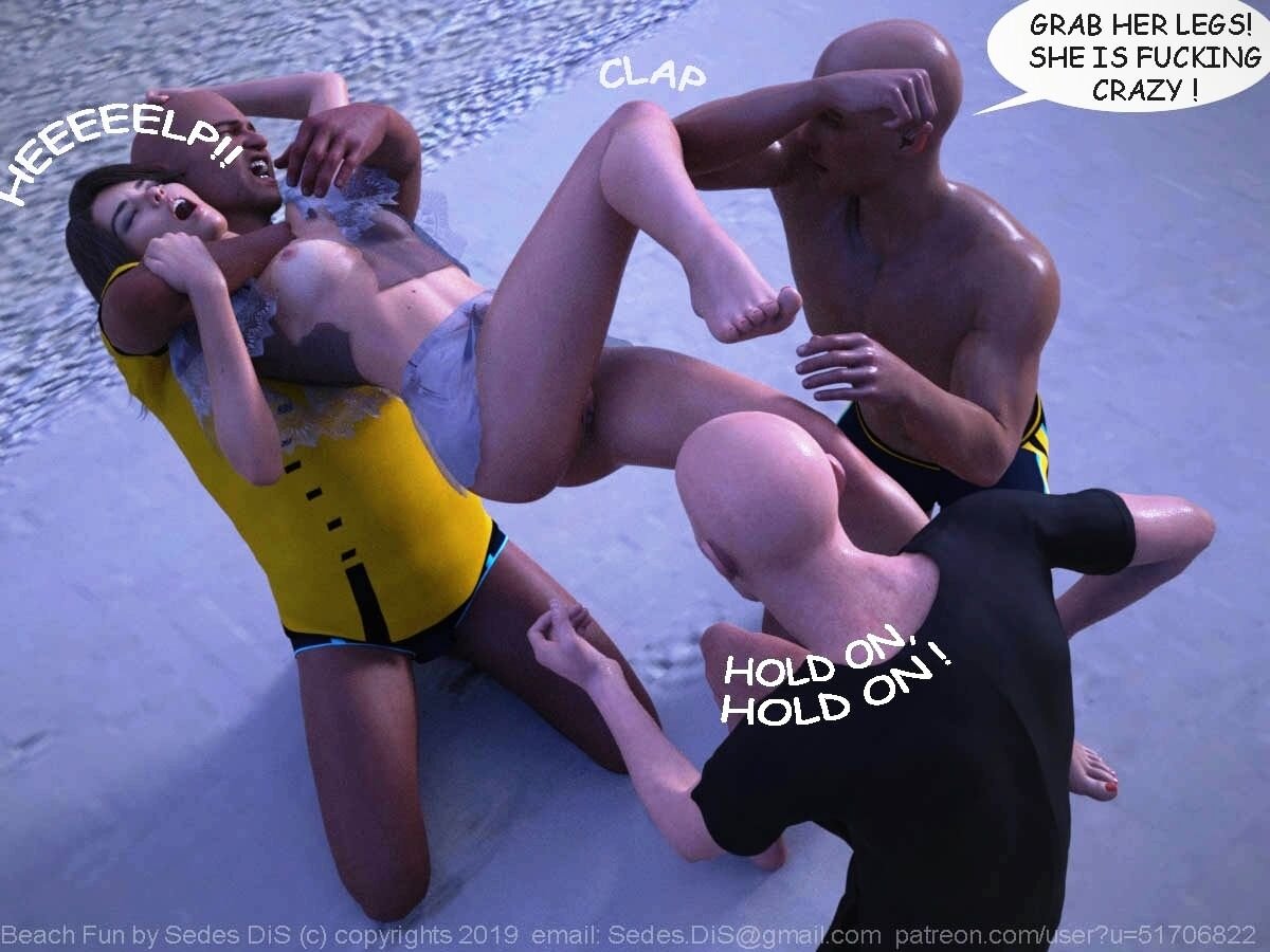 SedesDiS - Beach Fun (English) porn comic image number 16