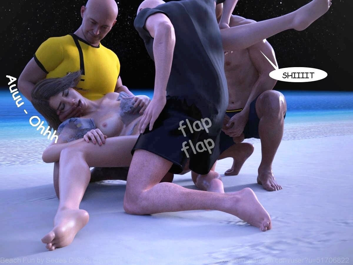 SedesDiS - Beach Fun (English) porn comic image number 24