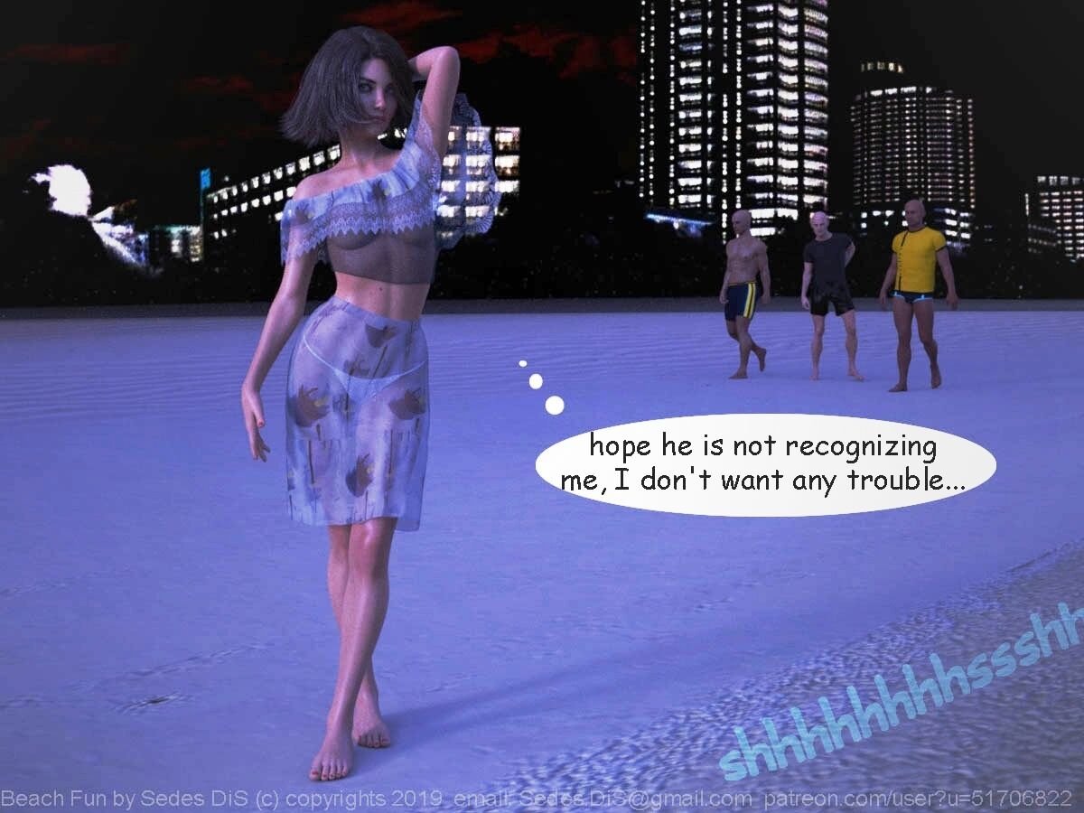 SedesDiS - Beach Fun (English) porn comic image number 4