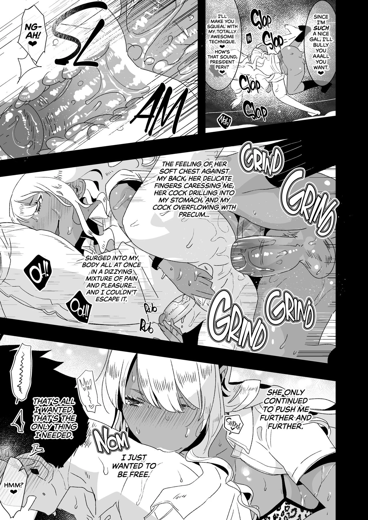 I Would Never Get Dominated and Pegged by a Tan Gal With a Huge Cock!  Futanari Kyokon Kuro Gal ni Gyaku Anal Fukujuu Saserareru nante... image number 15