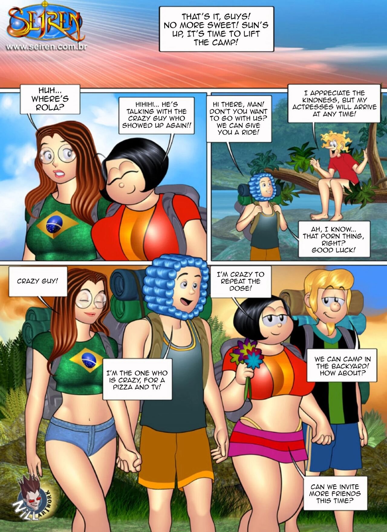 Seiren - Tiinas Gang- Lets go camping - english image number 99