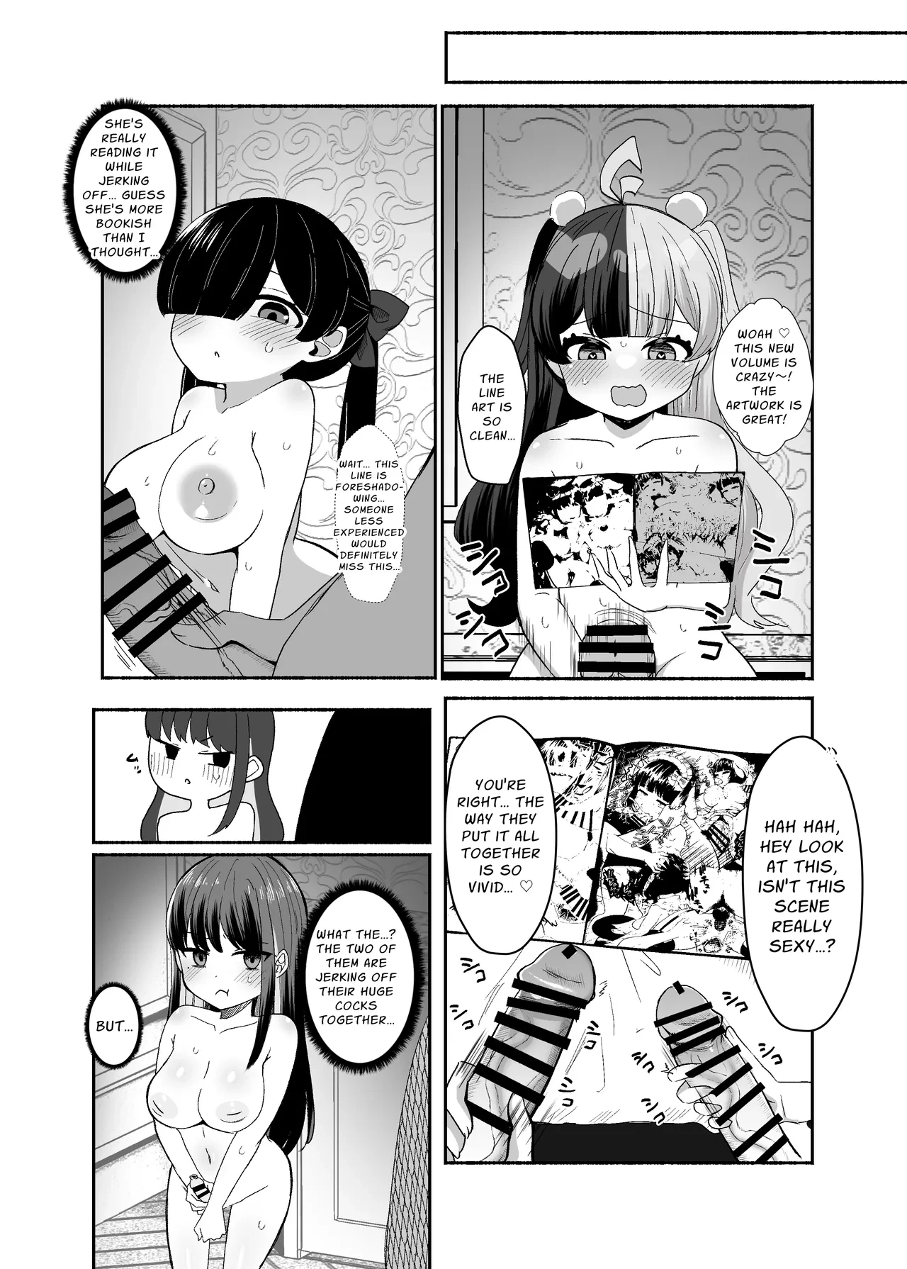Three Dick Girls Jerked Off To Their Summer Comiket Loot, Fucked, And Then Did It Again  Ochinpo Joshi 3-nin, NatsuComi Senrihin Yominagara Nuite Hamete Mata Nuita image number 19
