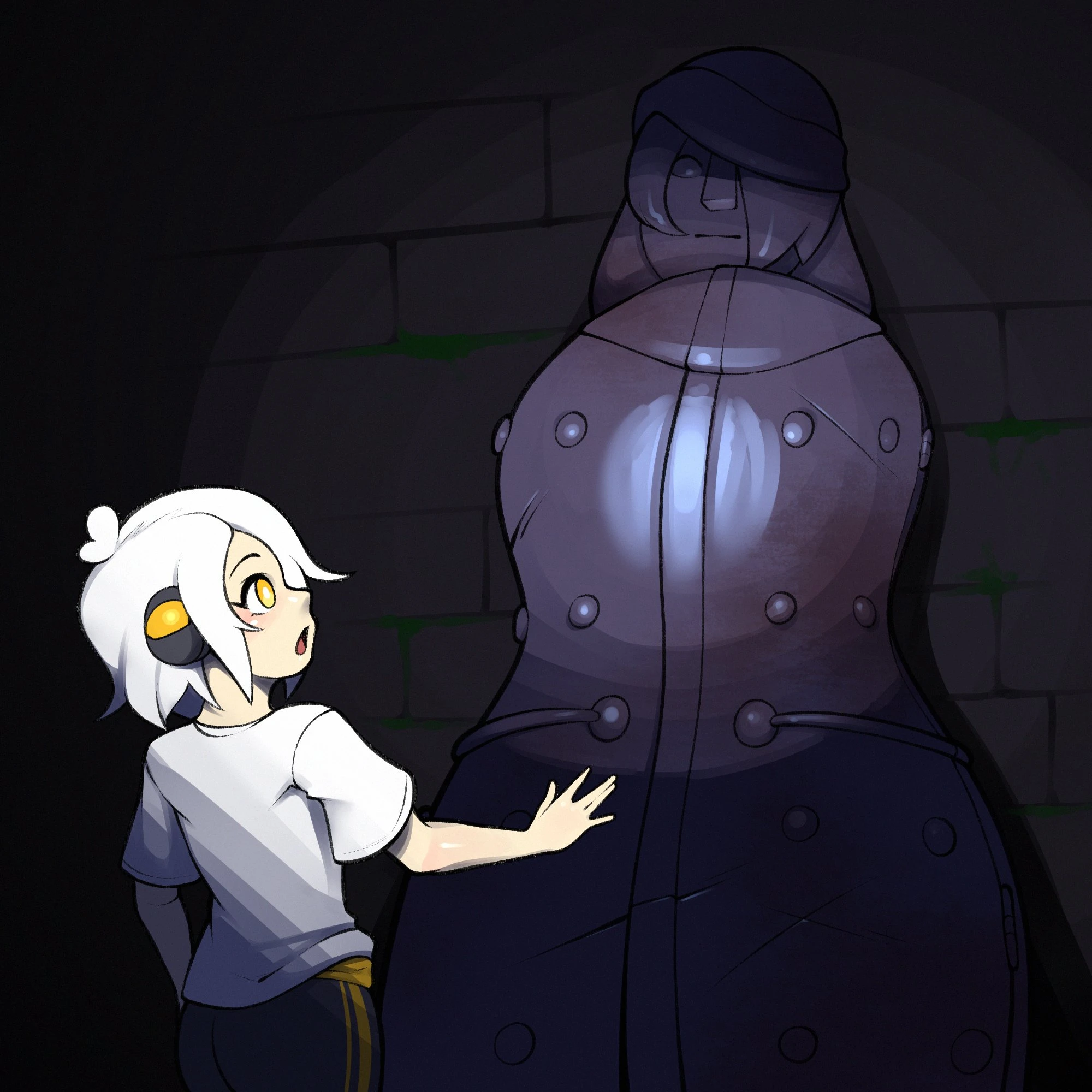 Mysterious statue