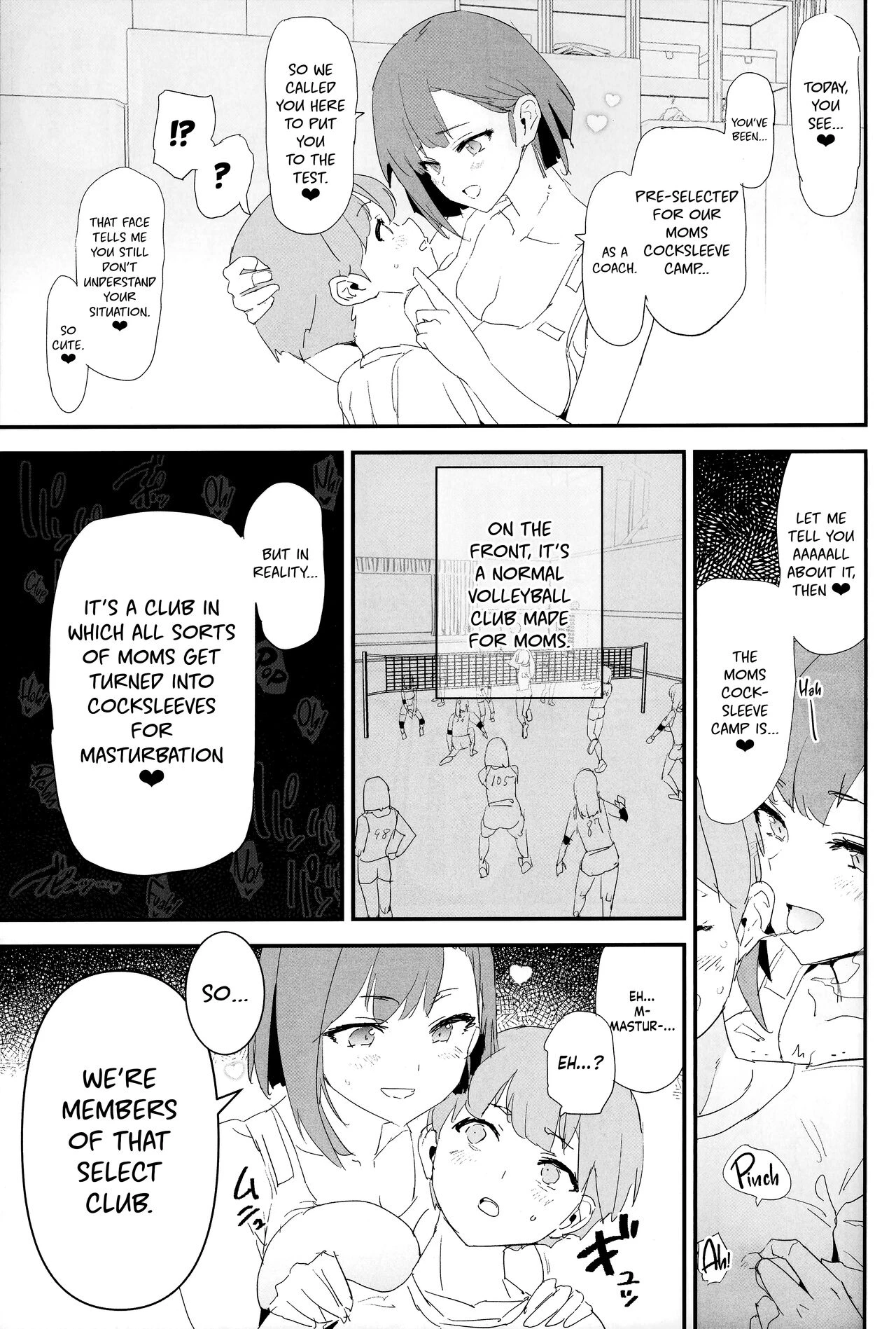 Mama-san Volley de Mama Onaho Kaimakusen! + Onaho Gasshuku Joutou! Buchigire Yankee Shigaraki Mia Sanjou!  Volleyball Mom and Cocksleeve Mom - The Final Battle! image number 7