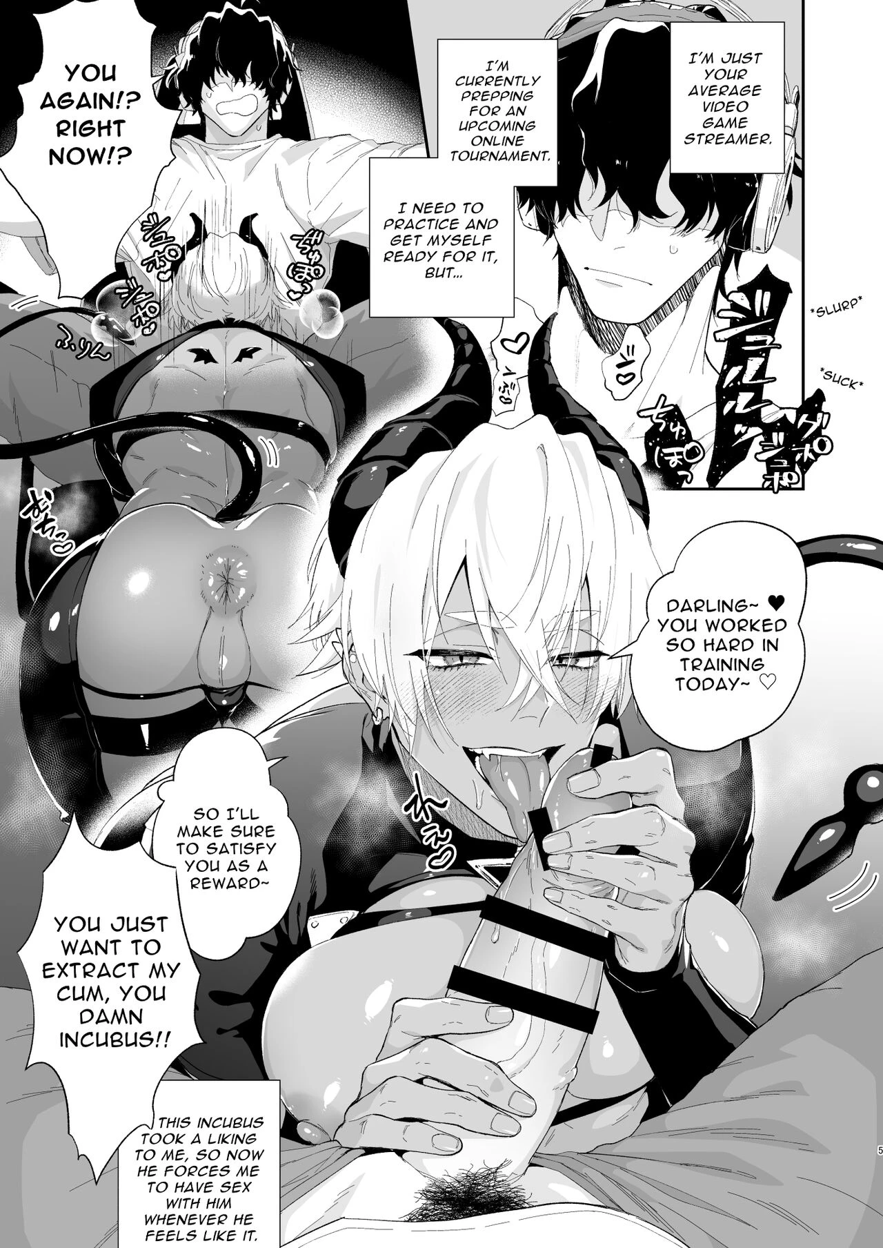 I Just Want to Game But This Incubus Keeps Sucking Me Off Game Shitai Dakenanoni Incubus ni Suwaremakuru! image number 3