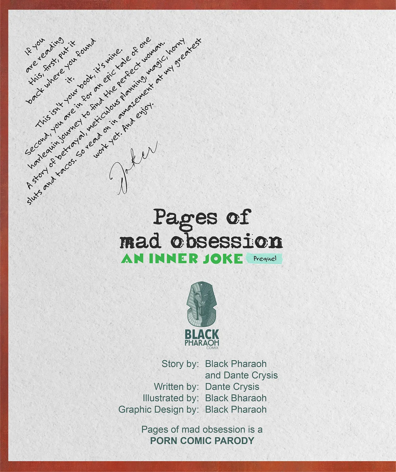 Pages of Mad Obsession image number 1