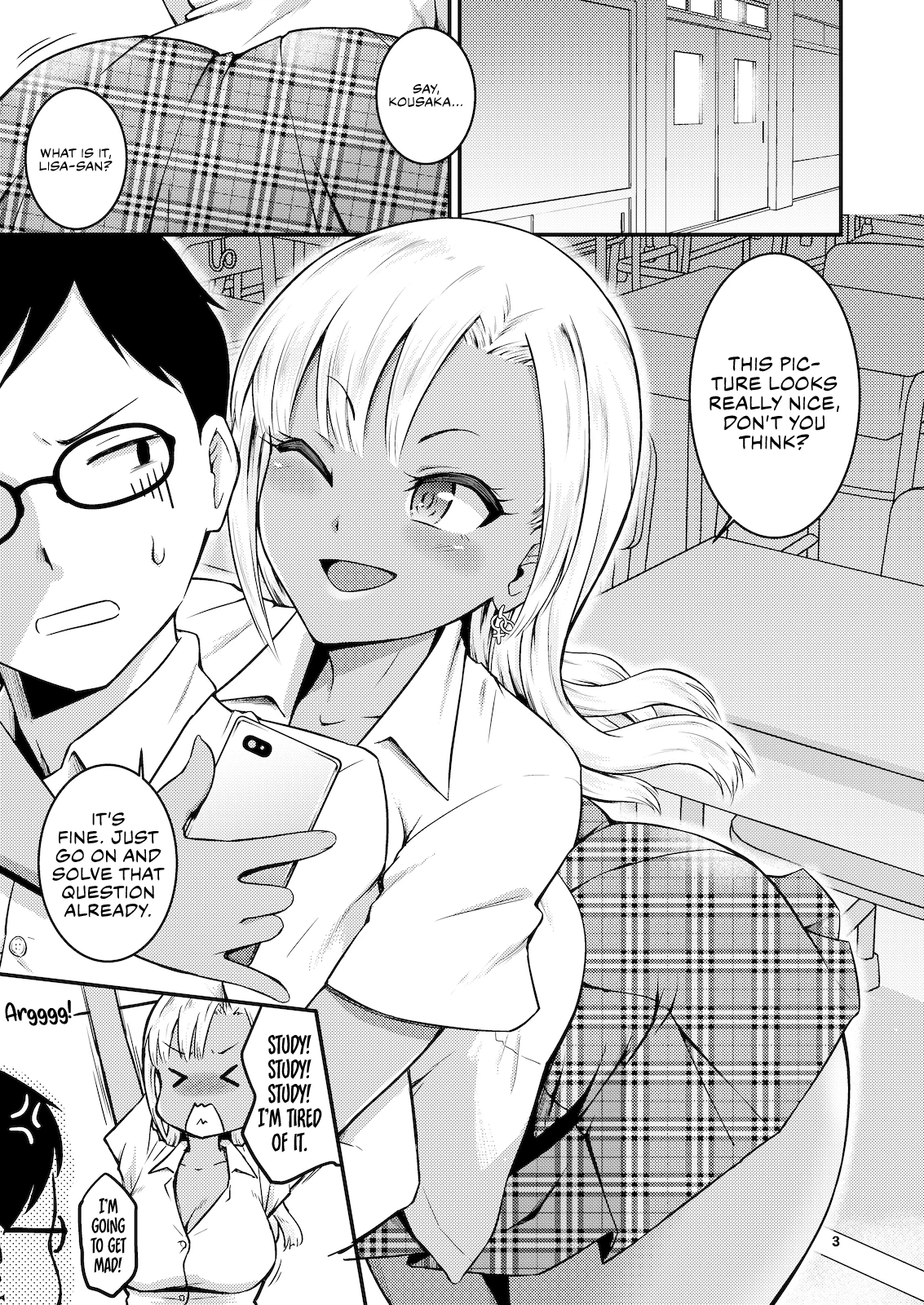 A Book About Playing with a Black Gyaru and Her Butt  Kuro Gal-chan to Oshiri de Asobu Hon image number 1