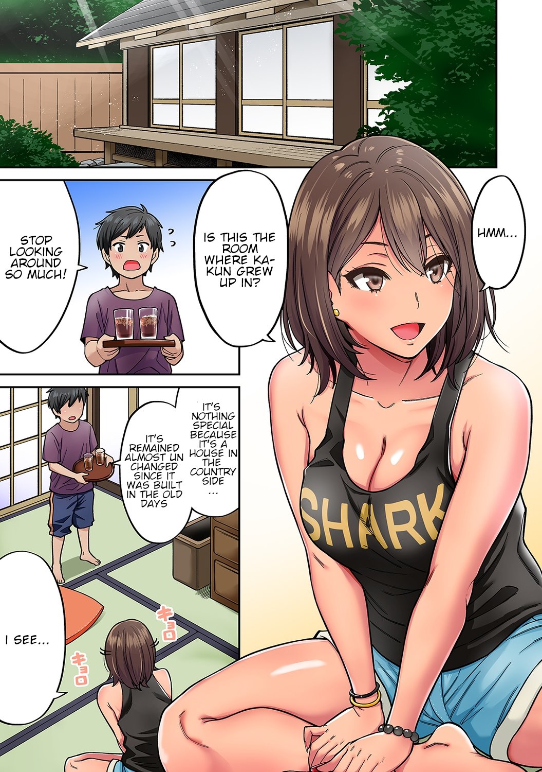 Akogare no Nee-chan ga Gal ni Natte Kaette Kita Natsuyasumi Ch. 2 image number 1
