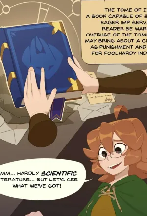 Monster Researcher Eclair and the Book of Imps!