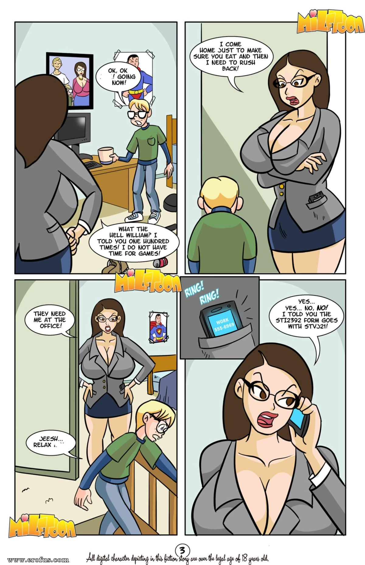 Business Before Pleasure 1 to 3 complete story image number 2