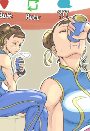 There's something wrong with Chun's drink